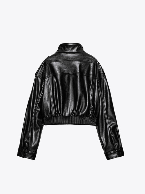 Veste en cuir Sienna